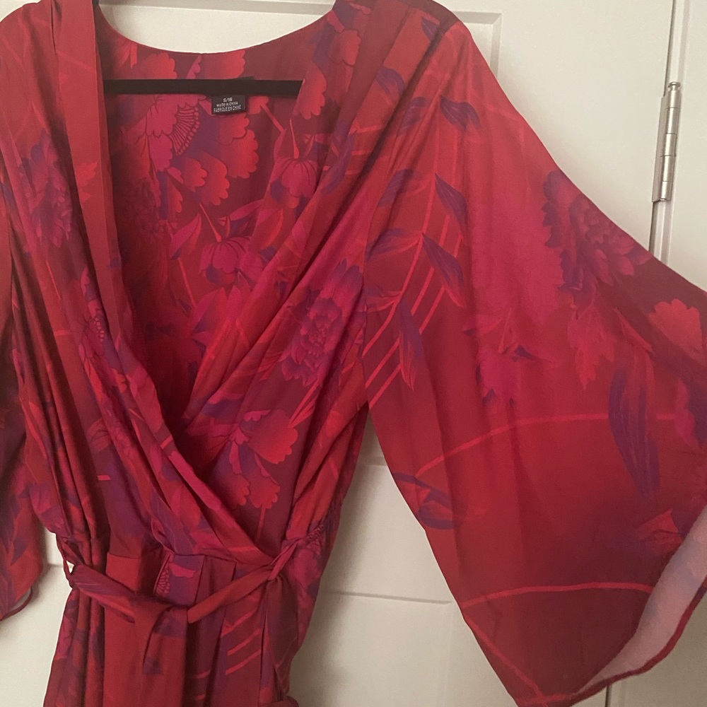 City Chic Mystic Fever Wrap Dress